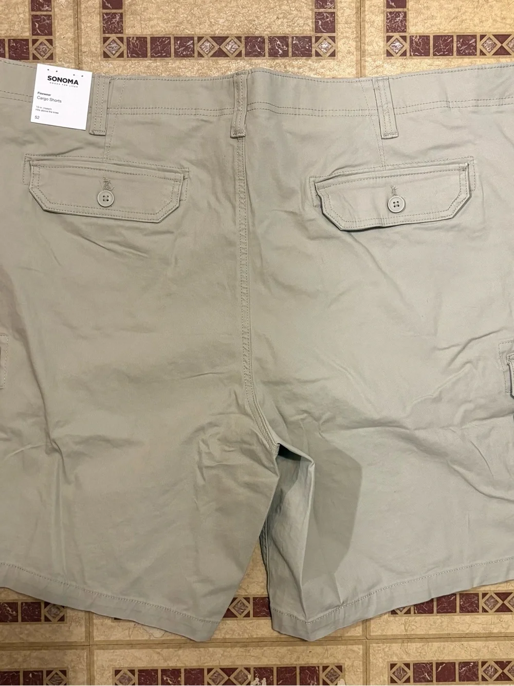 SONOMA Men's Cargo Shorts in Khaki Tone